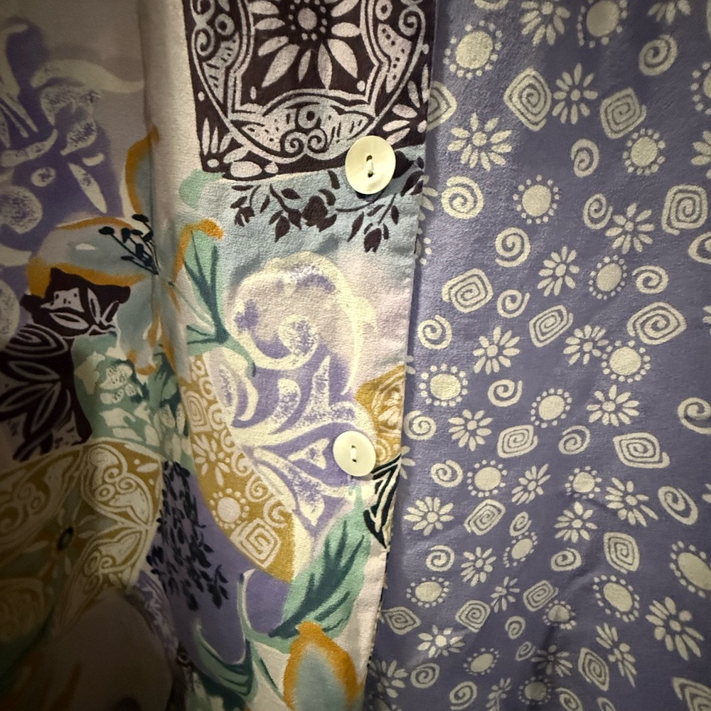 Floral Patchwork Women's Blouse - image 4